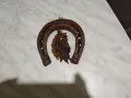 Дървена подкова кон за стена, снимка 1