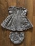 Стилна бебешка карирана рокля с гащички Mayoral Майорал 6 месеца, снимка 2