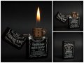 Запалка емблема Jack Daniels бензинова метална, снимка 1 - Запалки - 32522587