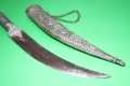 Автентичен Средиземноморски Гръцки сребърен нож кама ятаган .*1, снимка 18