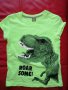 Тениска с динозавър за 6-7г