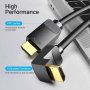 Vention Кабел HDMI Right Angle 90 v2.0 M / M 4K/60Hz Gold - 2M - AARBH, снимка 4