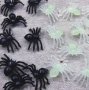 10 бр малки паяци паячета паяк пластмасови Хелоуин Halloween за украса декор, снимка 1 - Други - 26668855