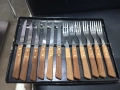 Стар комплект вилици с ножове , снимка 1