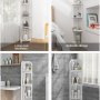 Водоустойчив ъглов шкаф за баня, кухня или хол, снимка 4