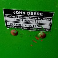 John Deere 116H, снимка 5 - Градинска техника - 43633857