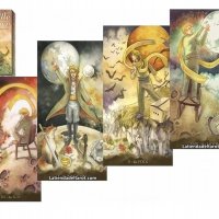 78 таро карти: Nicoletta Ceccoli Tarot & The Little Prince Tarot , снимка 6 - Карти за игра - 33677847