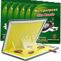 Нов комплект от 6 опаковки лепкави подложки капани за вредители насекоми, снимка 1 - Други стоки за дома - 42951643