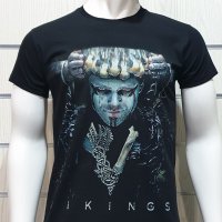 Нова мъжка тениска с дигитален печат на сериала Викинги, снимка 6 - Тениски - 29038940