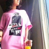 Нова дамска тениска/ туника в розово, снимка 3 - Тениски - 28737991