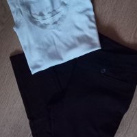 Сет панталон и потник рипс с дантела, снимка 1 - Комплекти - 37724968