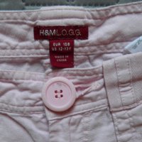 Дамски сет риза с къс ръкав H&M и розови  къси панталонки , снимка 4 - Ризи - 26204463