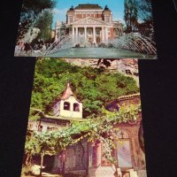 Две стари картички София национален театър, Преображенски манастир 41654, снимка 1 - Колекции - 43100029