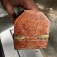 Стара дървена кутия - ароматизатор, снимка 6 - Антикварни и старинни предмети - 37145838
