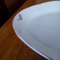 Стара порцеланова чиния,плато #5, снимка 3 - Антикварни и старинни предмети - 28523388