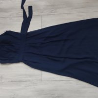 Дълга официална бална рокля в тъмно синьо, снимка 2 - Рокли - 40386041