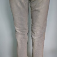 Еластични накъсани дънки с висока талия за над ботуши / bootcut, снимка 5 - Дънки - 28526769