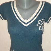 Плетена ДАМСКА  БЛУЗКА - Размер S , снимка 2 - Блузи с дълъг ръкав и пуловери - 39308413