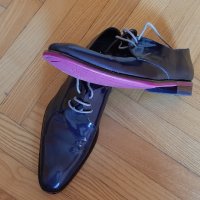 Floris Van Bommel мъжки обувки естествена кожа тъмно сини номер 44, снимка 11 - Официални обувки - 32904657