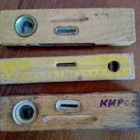 3 стари дървени нивелира, снимка 4 - Антикварни и старинни предмети - 43708439
