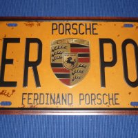 метална табела Porsche, снимка 1 - Колекции - 34362643