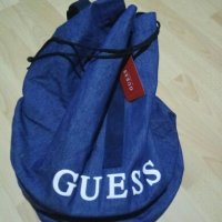 Нова спортна торба/раница Guess Bag Denim Look , снимка 8 - Чанти - 26861561