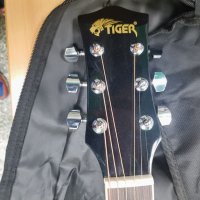 Tiger Acg4-bk Guitar - Electro-Аcoustic Black - електро акустична китара -КАТО НОВА Made in UK , снимка 6 - Китари - 32657230