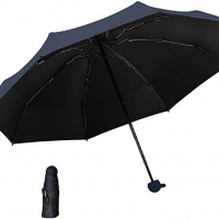 Нов сгъваем ултра лек преносим чадър предпазва от слънце и дъжд, снимка 3 - Други - 36378448