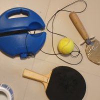  Тенис хилка и топче за  тенис с ластик, снимка 2 - Тенис - 35431234