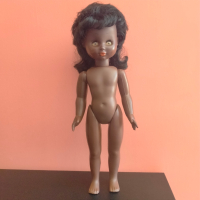 Стара кукла негърка афро Германия винтидж 40 см, снимка 15 - Колекции - 44925353