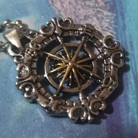 Викингски медальон, морски рул, снимка 1 - Колиета, медальони, синджири - 35595883