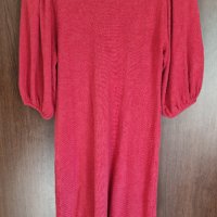 Трикотажна червена рокла, снимка 2 - Рокли - 38271420