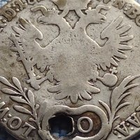 Сребърна монета 20 кройцера 1811г. Франц втори Виена Австрия 14957, снимка 8 - Нумизматика и бонистика - 42969154