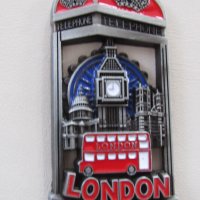 Автентичен 3D магнит от Лондон, Великобритания-, снимка 2 - Колекции - 43991289
