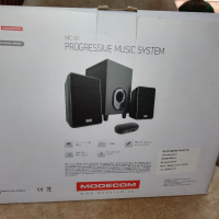 Буфер с колони Speaker Modecom MC-S1 2.1-10W RMS, снимка 4 - Аудиосистеми - 44899600