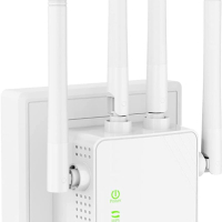 WiFi Extender Усилвател на сигнала до 465 кв.м и 42 устройства, WiFi Range Extender, снимка 1 - Друга електроника - 44898316