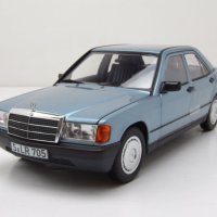 Mercedes-Benz 190 E W201 1984 - мащаб 1:18 на Norev моделът е нов в кутия, снимка 1 - Колекции - 43112808