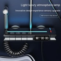 Модерен интелигентен термостатен душ за баня с дисплей и LED подсветка, снимка 6 - Душове - 43791492