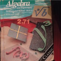 Алгебра и тригонометрия на англ. Algebra and Trigonometry: Structure and Method, Book 2 , снимка 1 - Специализирана литература - 43561117
