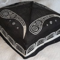 традиционна сгъваема шапка от Узбекистан, снимка 1 - Шапки - 43218161