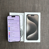 НОВ!!! / ЛИЗИНГ / IPhone 15 Pro / 256Gb / Natural Titanium, снимка 3 - Apple iPhone - 44842512