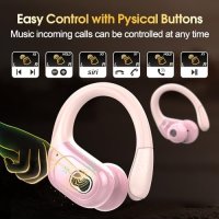 Нови Bluetooth 5.3 слушалки Безжични Водоустойчиви Earbuds за музика, снимка 2 - Bluetooth слушалки - 43134985