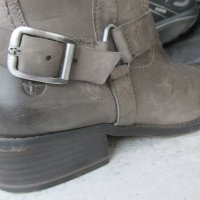 мото тиин УНИСЕКС ботуши TAMARIS® original, 40, BIKER BOOTS, рокер, чопър боти, хард, естествена кож, снимка 16 - Дамски ботуши - 26896128