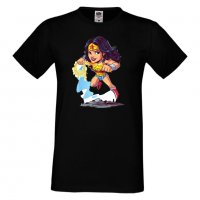 Мъжка тениска DC Wonder Woman Star Wars Игра,Изненада,Подарък,Геймър, , снимка 3 - Тениски - 36808544