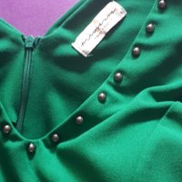 Зелена рокля, снимка 3 - Рокли - 36772381