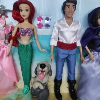 Комплект кукли - Малката русалка - Ариел, Ерик, Урсула и кукла Ванеса Дисни Disney оригинални, снимка 8 - Кукли - 40363938