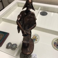 Голяма авторска бронзова фигура, снимка 8 - Антикварни и старинни предмети - 44018933