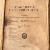 КНИГА-ГРАЖДАНСКО СЪДОПРОИЗВОДСТВО-ТОМ 1,2,3 И 4 -1946-48 Г., снимка 5 - Специализирана литература - 43446405