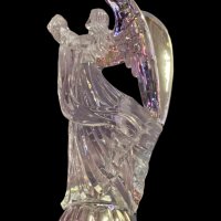 декоративна стъклена фигура Ангел, снимка 1 - Декорация за дома - 42979332