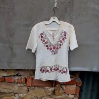 Стара дамска кенарена риза,блуза, снимка 1 - Други ценни предмети - 28929043